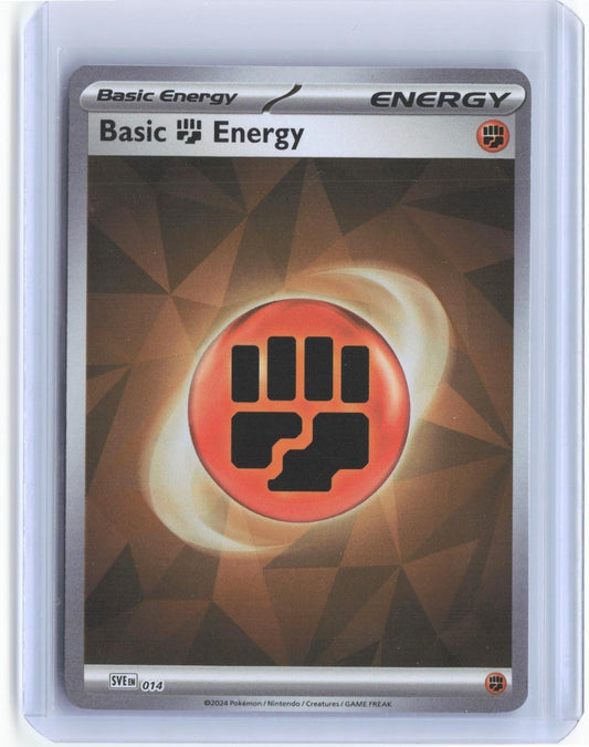 Basic Fighting Energy 014 Scarlet & Violet Energies Pokemon TCG Card
