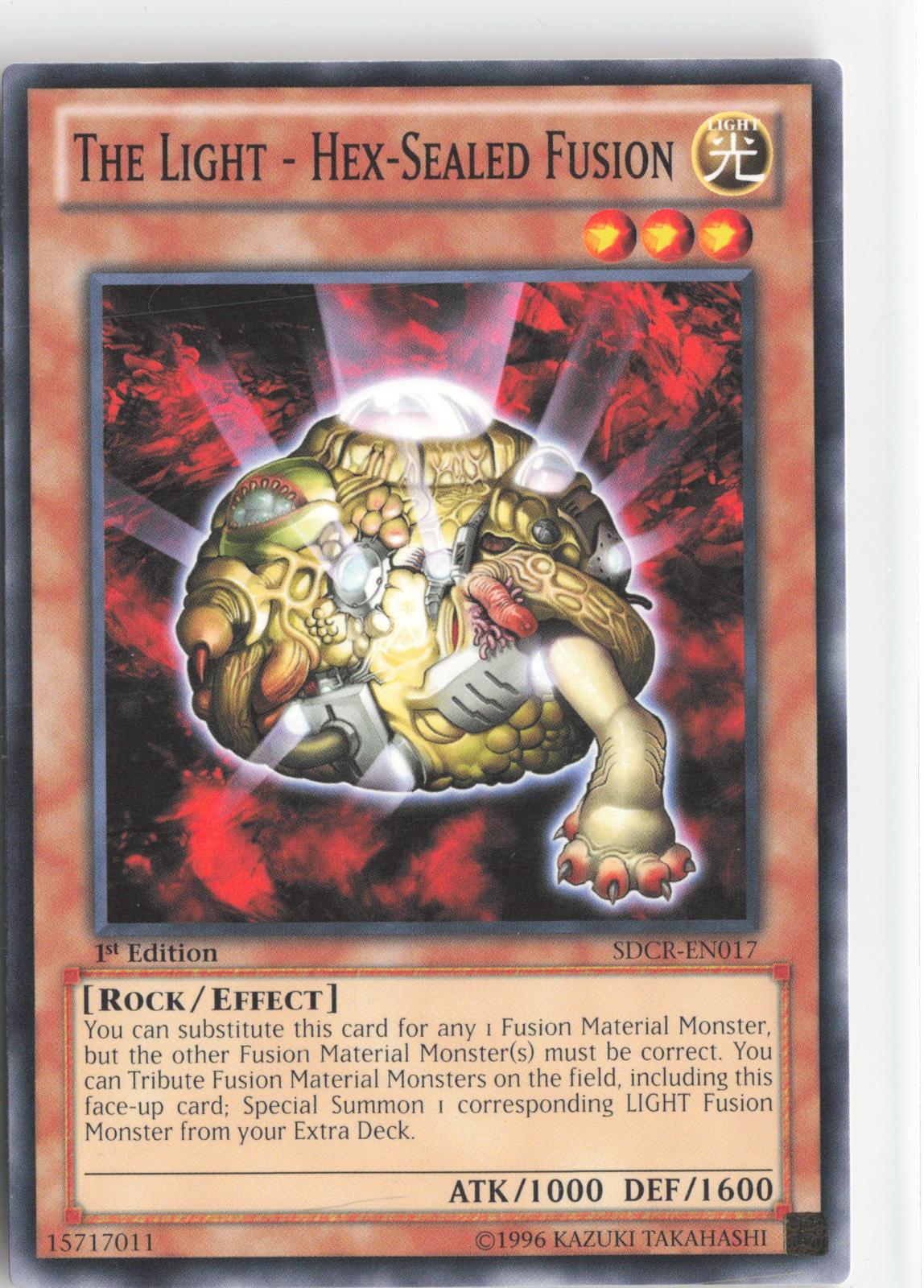 The Light - Hex-Sealed Fusion SDCR-EN017 Structure Deck: Cyber Dragon Revolution Yu-Gi-Oh 1st Edition