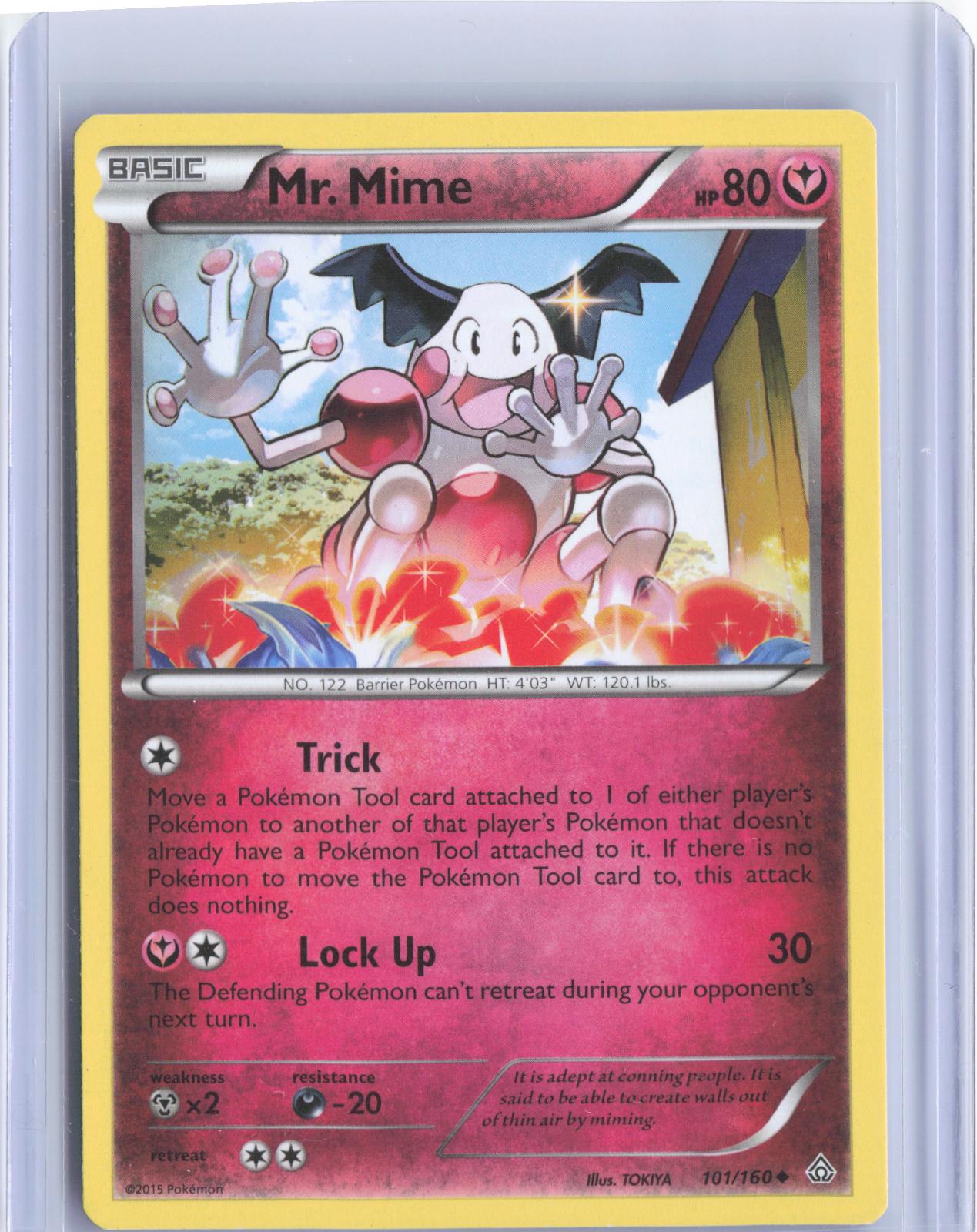 Mr. Mime 101/160 Uncommon Primal Clash Pokemon TCG Card