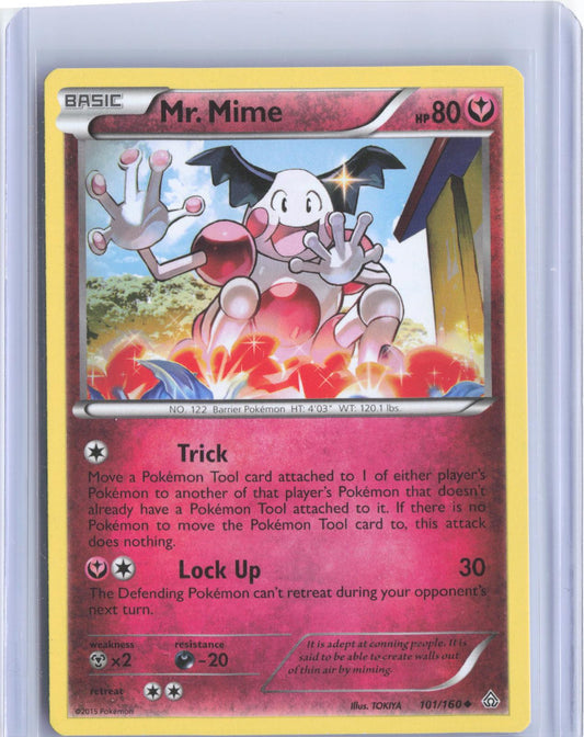 Mr. Mime 101/160 Uncommon Primal Clash Pokemon TCG Card
