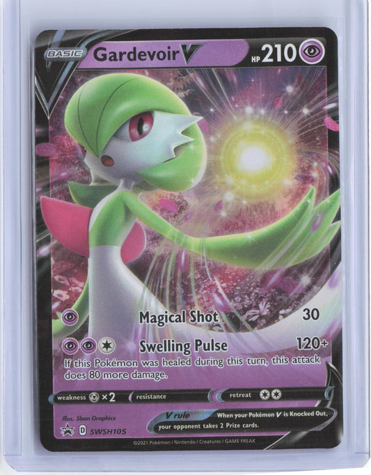 Gardevoir V SWSH105 Holo Promo Sword & Shield Promo Pokemon Holo TCG Card