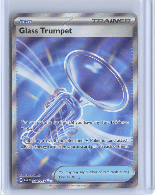 Glass Trumpet 260/217 Ultra Rare Ascended Heroes Pokemon Holo
