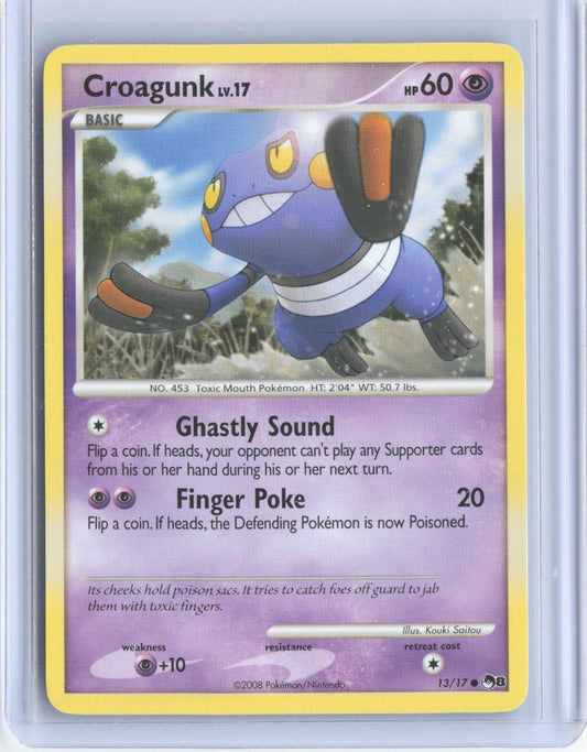 Croagunk 13/17 Common POP Series 8 Pokemon