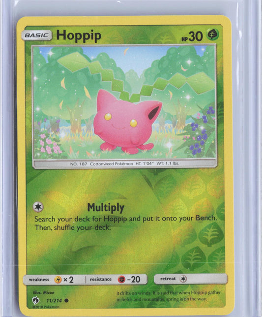 Hoppip 11/214 Common Lost Thunder Pokemon Reverse Holo TCG Card
