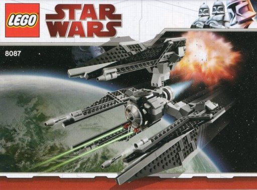 LEGO Star Wars TIE Defender Item No: 8087 with Manual Used