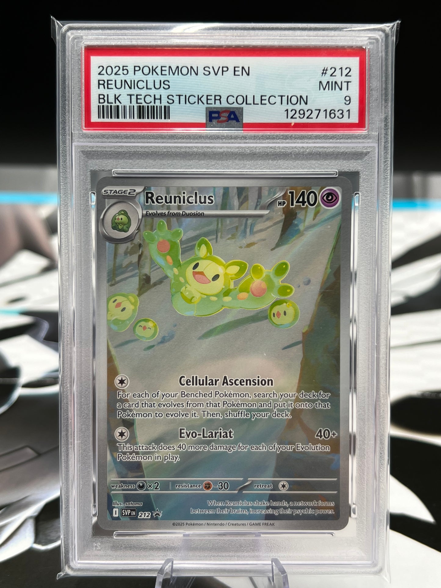 PSA 9 Reuniclus - 212 - SV: Scarlet & Violet Promo Cards (SVP) Graded Pokémon TCG
