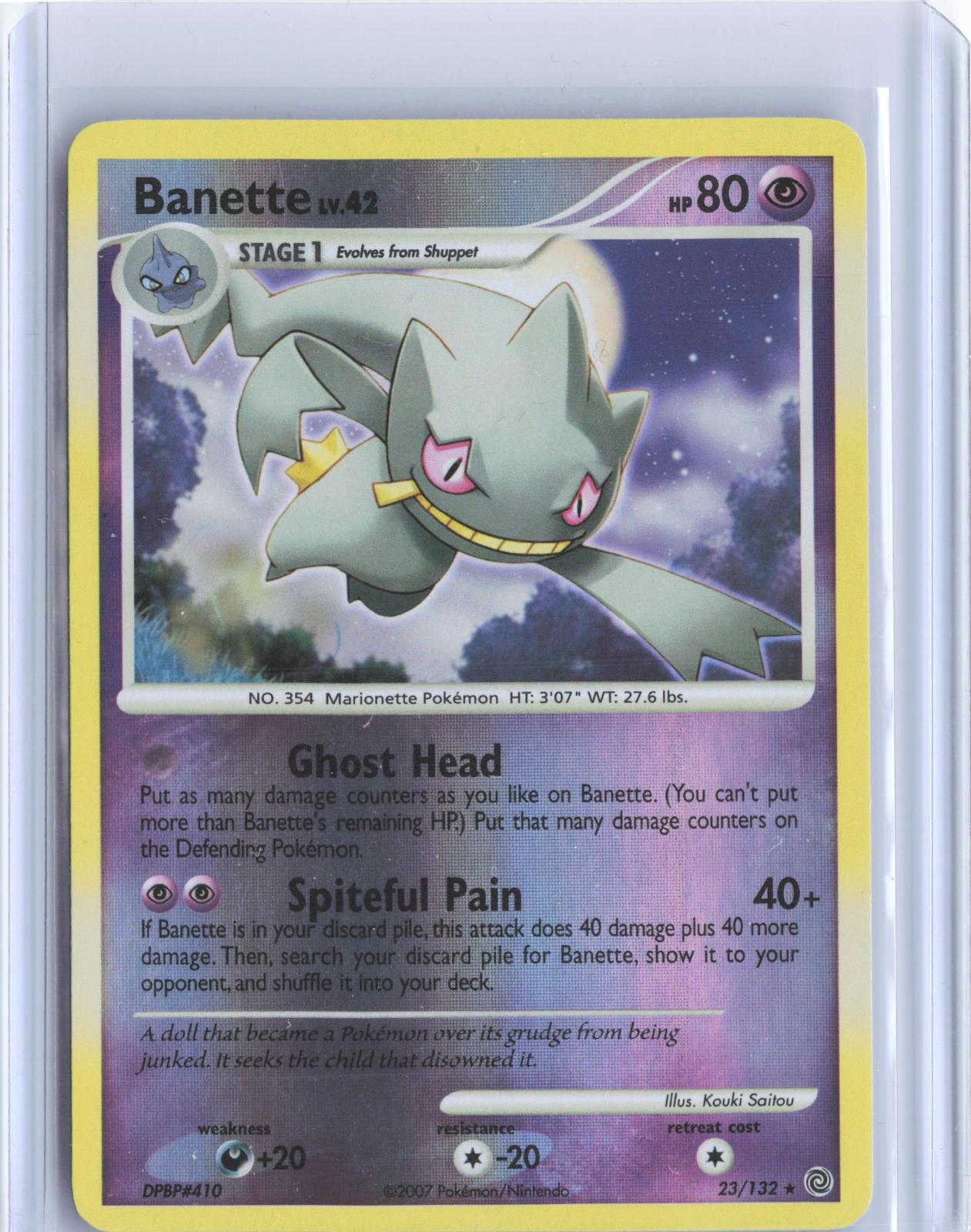 Banette 23/132 Rare Secret Wonders Pokemon Reverse Holo TCG Card