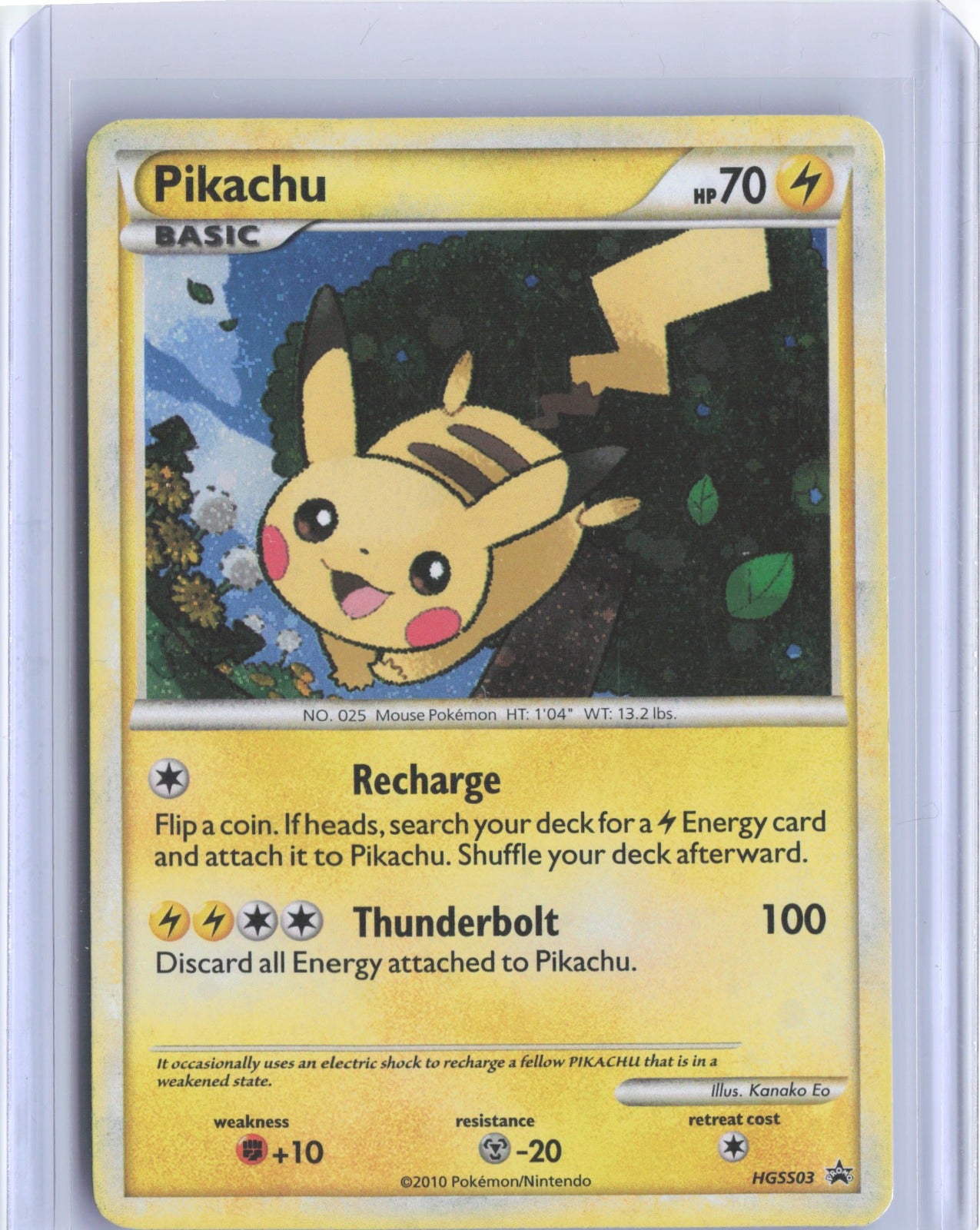 Pikachu - Holo Promo HGSS Promos HGSS03