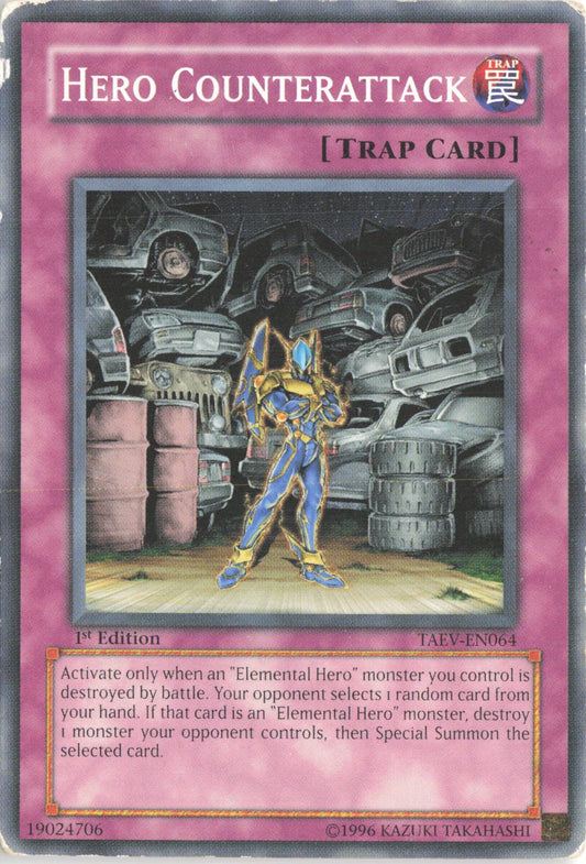 Hero Counterattack TAEV-EN064 Tactical Evolution Yu-Gi-Oh 1st Edition
