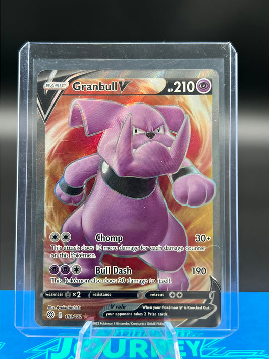 Granbull V 159/172 (Full Art) - SWSH09: Brilliant Stars (SWSH09) Pokémon TCG