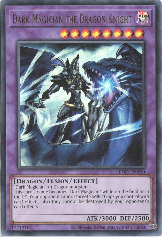 Dark Magician the Dragon Knight LEDD-ENA00 Legendary Dragon Decks Yu-Gi-Oh 1st Edition