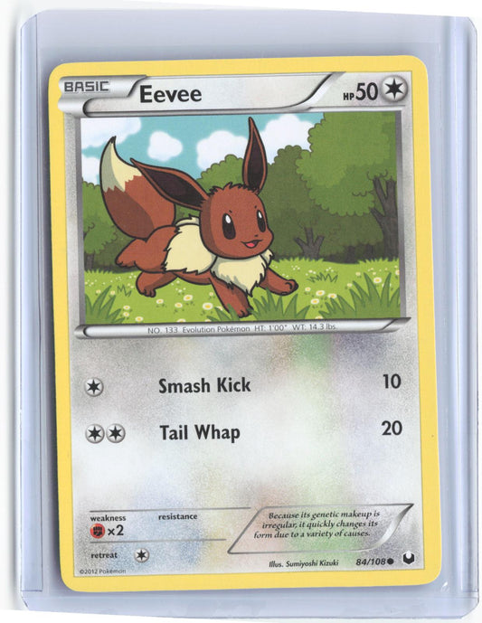 Eevee 84/108 Common Dark Explorers Pokemon
