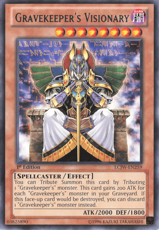 Gravekeeper's Visionary LCJW-EN259 Legendary Collection 4: Joey's World Yu-Gi-Oh 1st Edition
