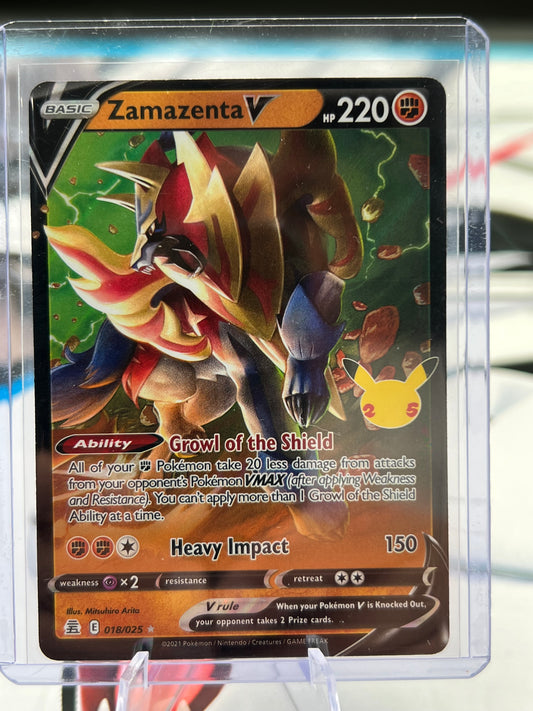 Zamazenta V 018/025 - Celebrations (CLB) Pokémon TCG