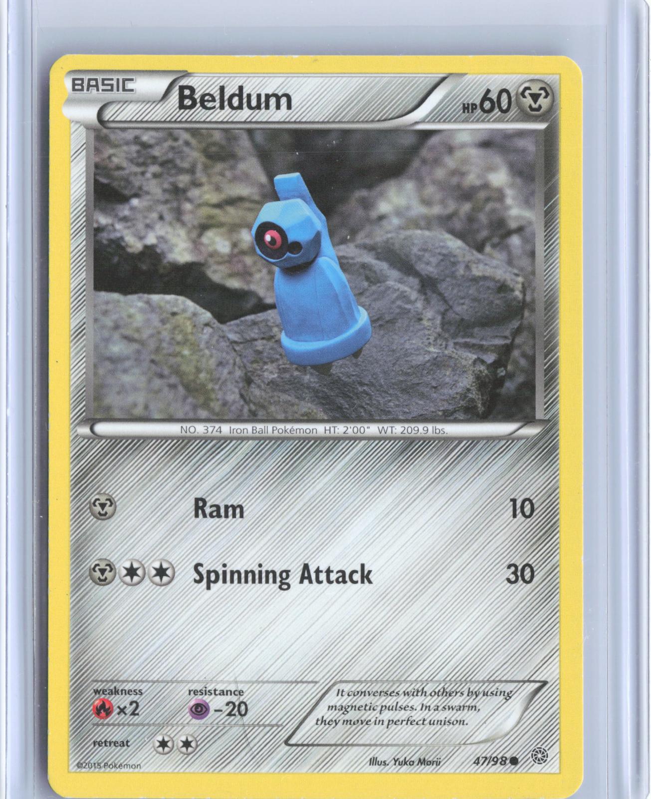 Beldum 47/98 Common Ancient Origins Pokemon TCG Card