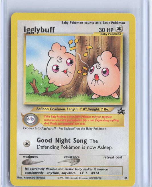 Igglybuff 36 Promo Wizards Black Star Promos Pokemon