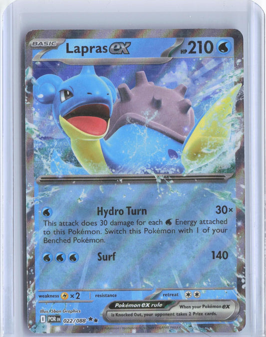 Lapras ex 022/088 Double Rare Perfect Order Pokemon Holo