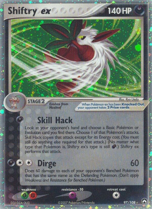 Shiftry ex 97/108 - Power Keepers (PK) Pokémon TCG Card