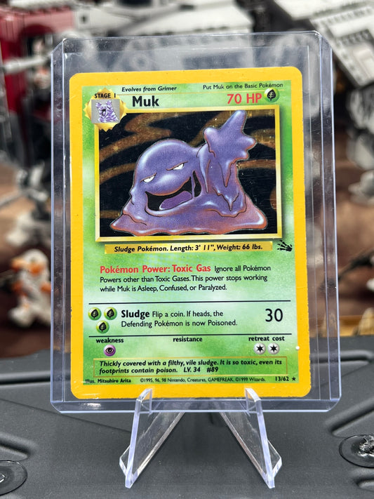 Muk Holo 13/62 (13) - Fossil (FO) Unlimited Pokémon TCG WOTC