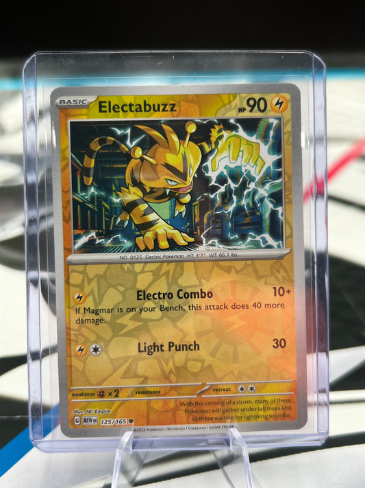 Electabuzz Reverse Holo 125/165 - SV: Scarlet & Violet 151 (MEW) Pokémon Card TCG