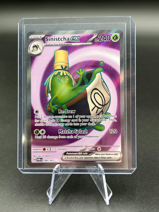 Sinistcha ex - 189/167 - SV06: Twilight Masquerade (TWM) Pokémon TCG