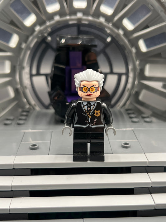 LEGO Harry Potter Madam Rolanda Hooch - Black Outfit, Light Nougat Head, Starched Cape Item No: hp106 Set 4737