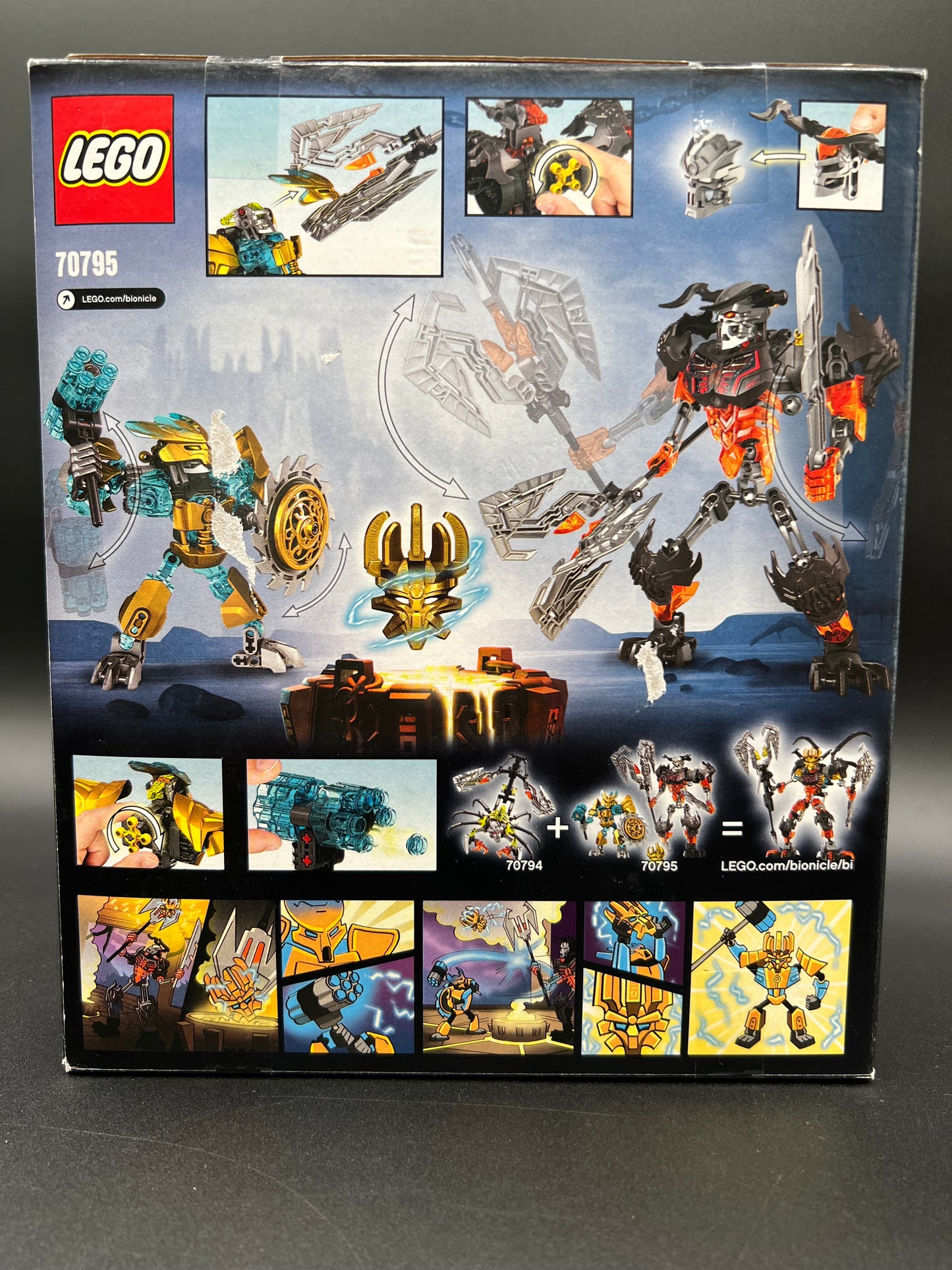 LEGO Bionicle Mask Maker vs. Skull Grinder Item No: 70795