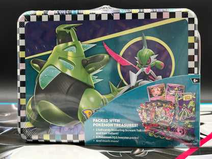 Tyranitar & Iron Valiant Collector Chest Tin Lunch Box Pokémon TCG