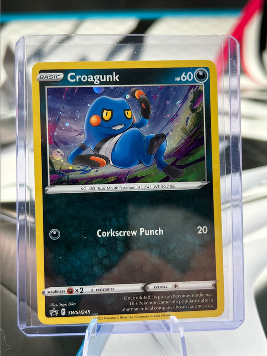 Croagunk - SWSH245 (Cosmos Holo) - SWSH: Sword & Shield Promo Cards (SWSD) Pokémon TCG