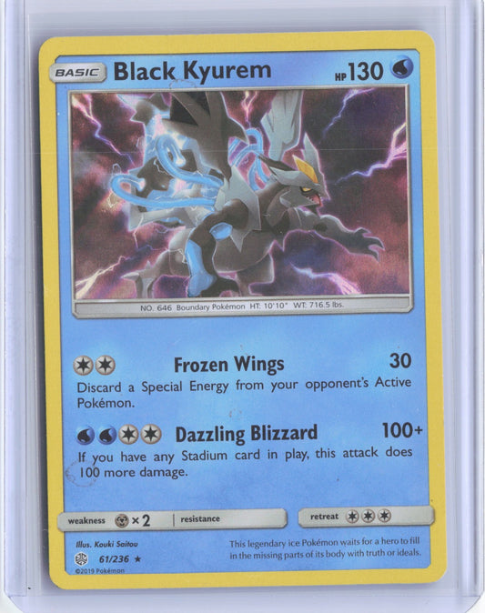 Black Kyurem Holo Holo Rare SM - Cosmic Eclipse 61/236 