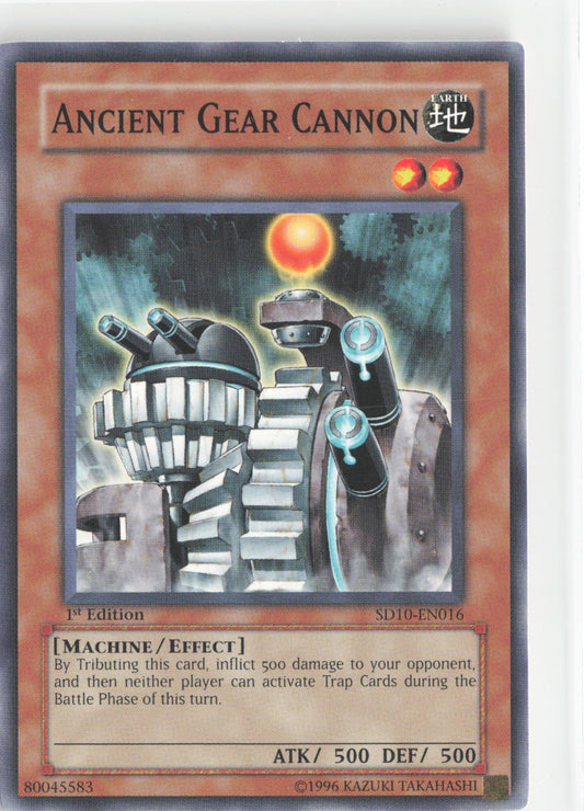 Ancient Gear Cannon SOI-EN009 Shadow of Infinity Yu-Gi-Oh 1st Edition