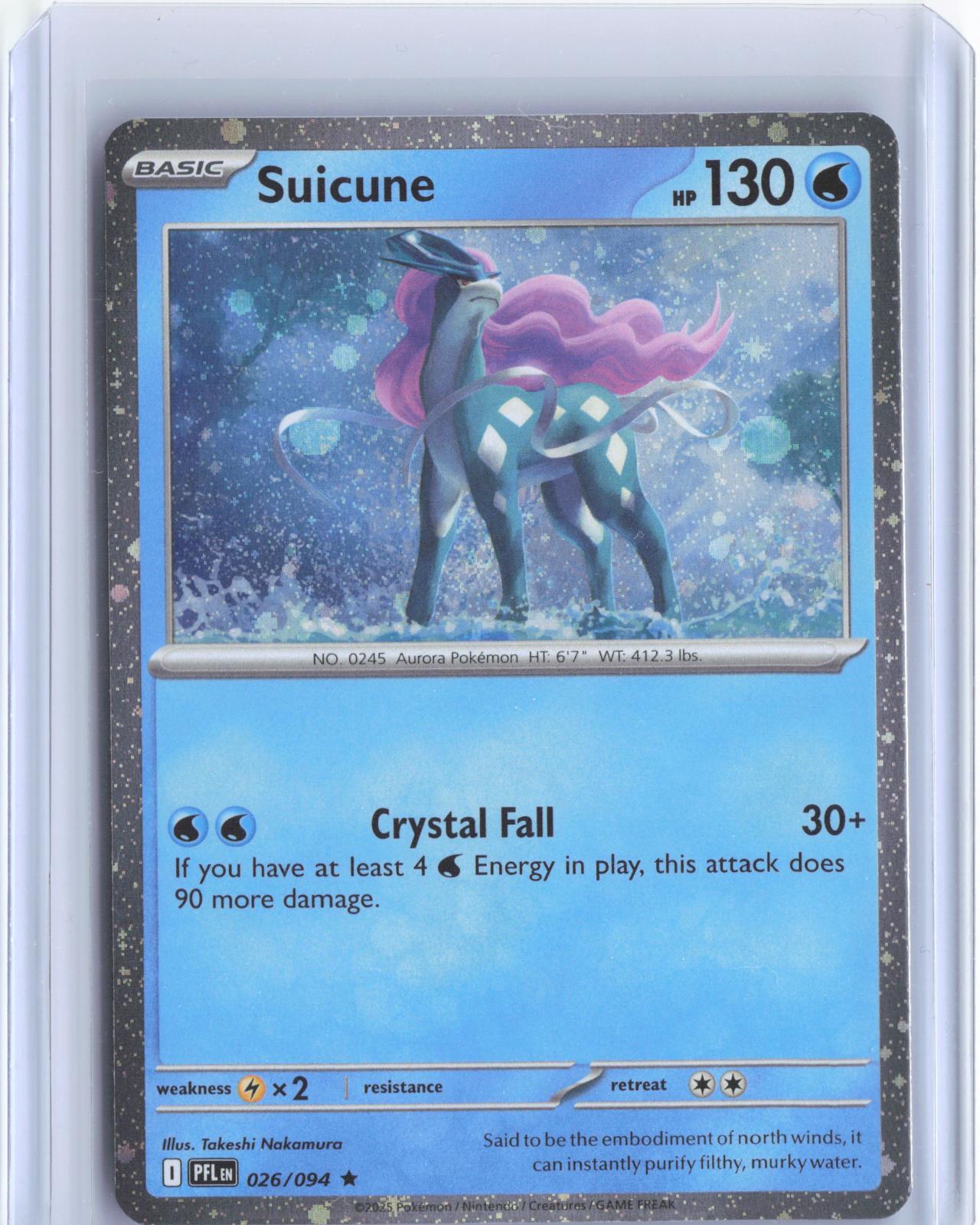 Suicune (Cosmos Holo) 026/094 Holo Pokemon Holo TCG Card