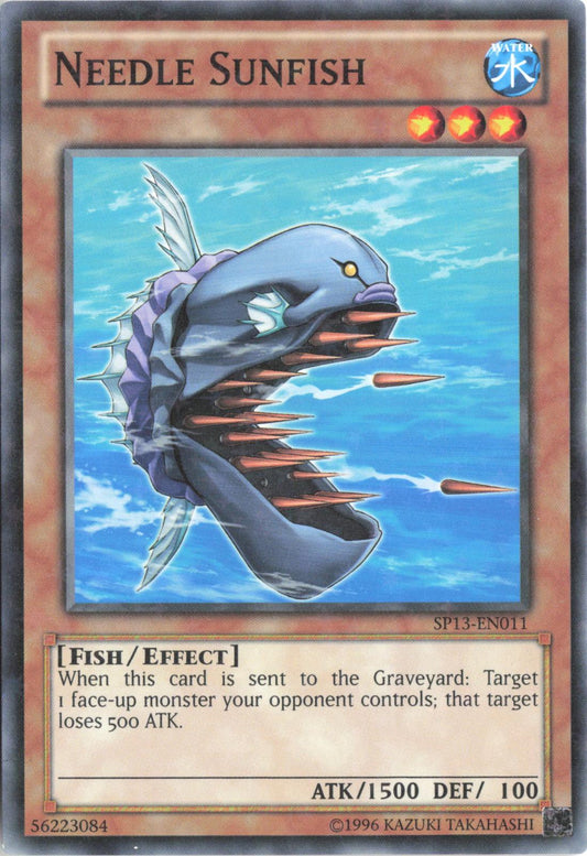 Needle Sunfish SP13-EN011 Common / Short Print Star Pack 2013 Yu-Gi-Oh Unlimited