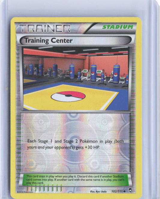 Training Center 102/111 Uncommon Furious Fists Pokemon Reverse Holo TCG Card
