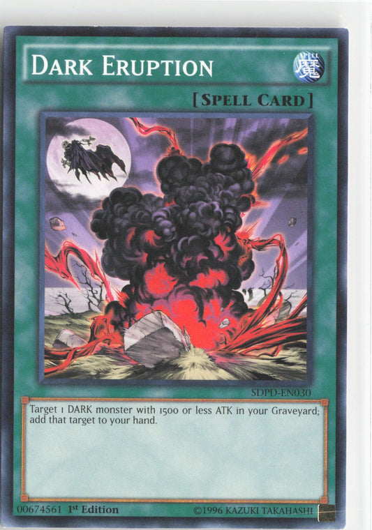 Dark Eruption SDPD-EN030 Structure Deck: Pendulum Domination Yu-Gi-Oh 1st Edition