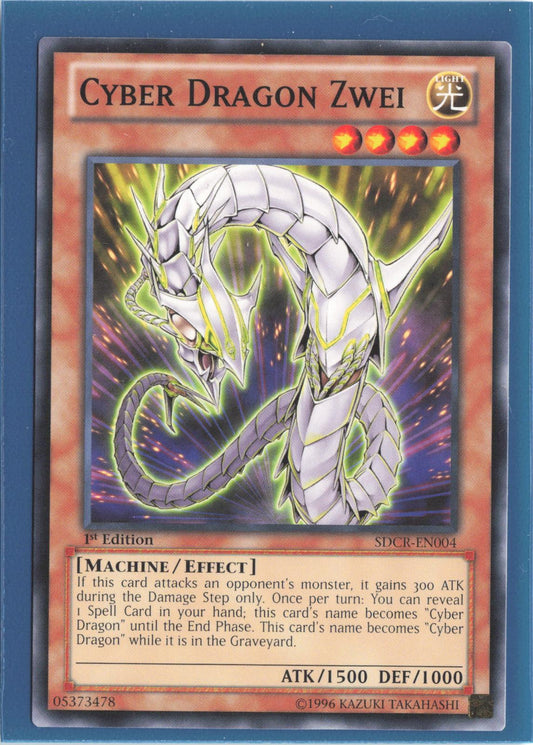 Cyber Dragon Zwei SDCR-EN004 Structure Deck: Cyber Dragon Revolution Yu-Gi-Oh 1st Edition