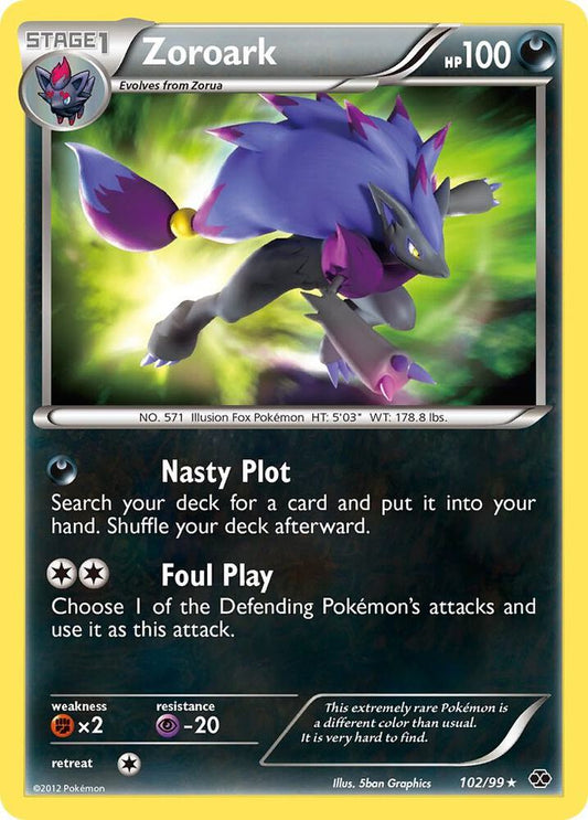Zoroark 102/99 - Next Destinies (NXD) Pokémon Card TCG