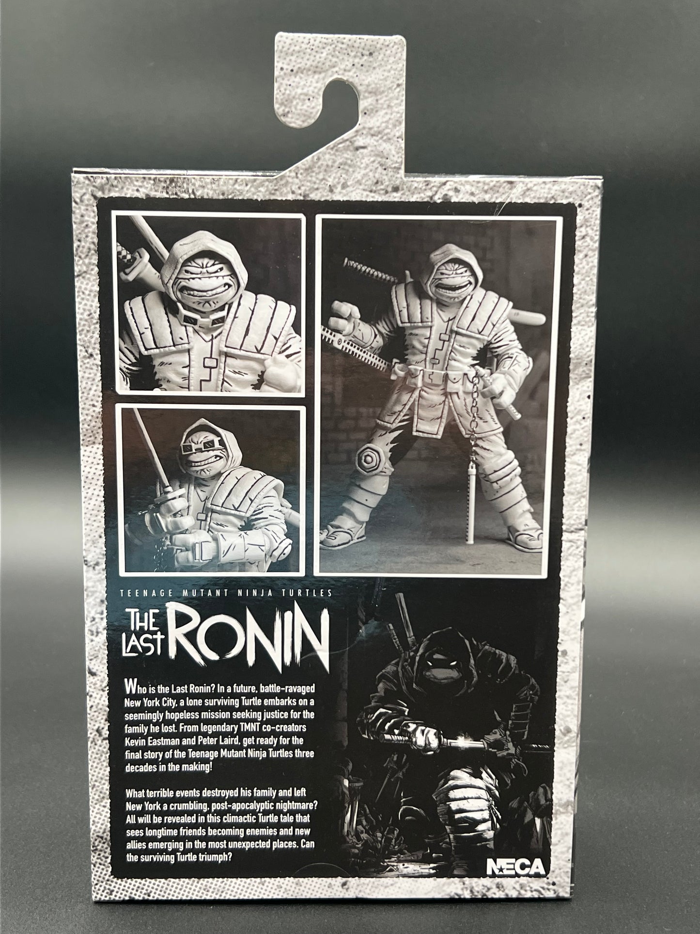 NECA Teenage Mutant Ninja Turtles The Last Ronin 7 in Figure - Black & White New TMNT
