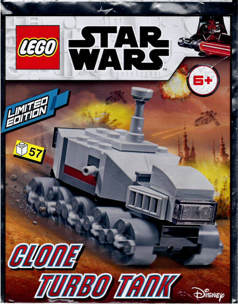 LEGO Star Wars Clone Turbo Tank - Mini foil pack Item No: 912176-1 New