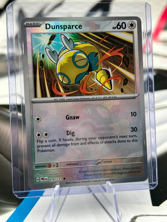 Dunsparce 079/131 / Common (Master Ball Pattern) - SV: Prismatic Evolutions (PRE) Pokémon TCG
