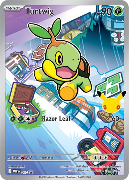 Turtwig 040 Holo Promo ME: Mega Evolution Promo Pokemon