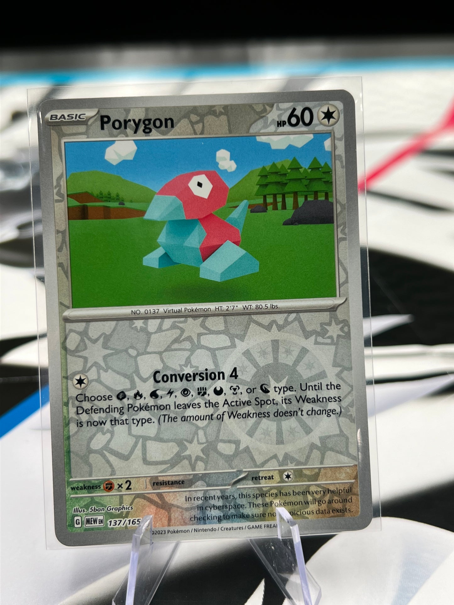 Porygon Reverse Holo 137/165 - SV: Scarlet & Violet 151 (MEW)Pokémon Card TCG