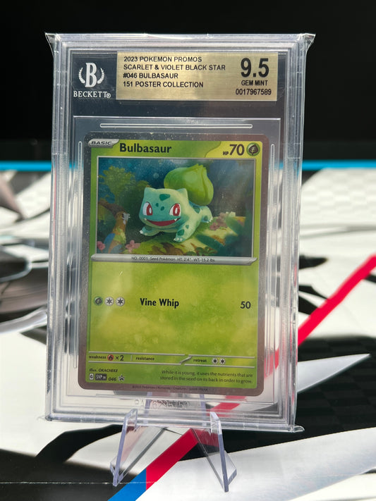 BGS 9.5 Bulbasaur - 046 (Cosmos Holo) - SV: Scarlet & Violet Promo Cards (SVP) Pokémon TCG Pokémon TCG