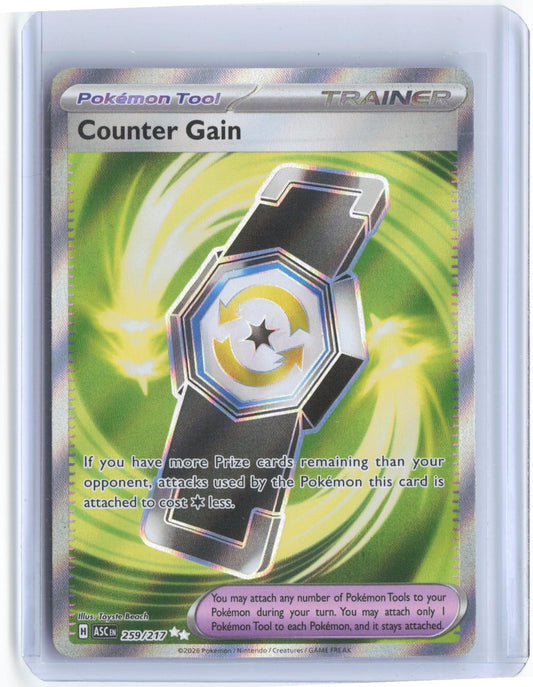Counter Gain 259/217 Ultra Rare Ascended Heroes Pokemon Holo