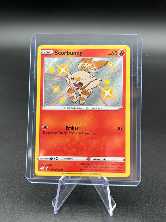 Scorbunny - Shining Fates: Shiny Vault (SHFSV) Pokémon TCG SV015/SV122