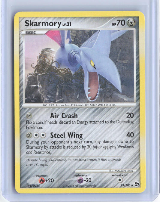 Skarmory 53/106 Uncommon Great Encounters Pokemon TCG Card