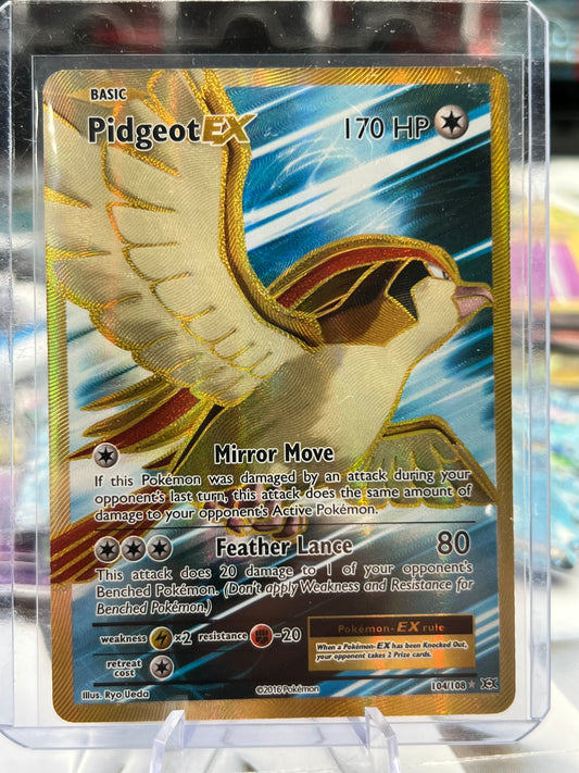 Pidgeot EX 104/108 Ultra Rare (Full Art) - XY - Evolutions (EVO) POKÉMON TCG