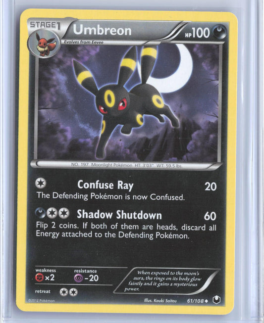 Umbreon 61/108 Uncommon Dark Explorers Pokemon