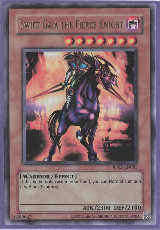 Swift Gaia the Fierce Knight RP02-EN085 Retro Pack 2 Yu-Gi-Oh Unlimited