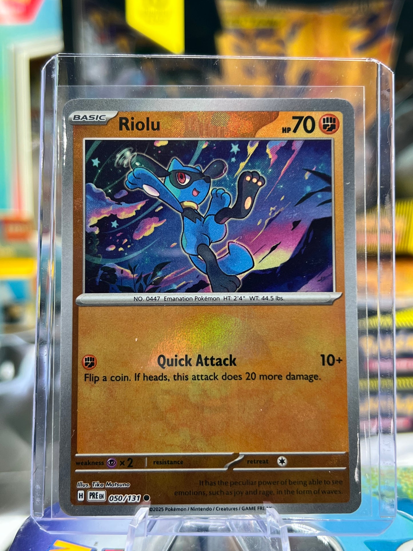 Riolu 055/131 (Poke Ball Pattern) - SV: Prismatic Evolutions (PRE) POKÉMON TCG
